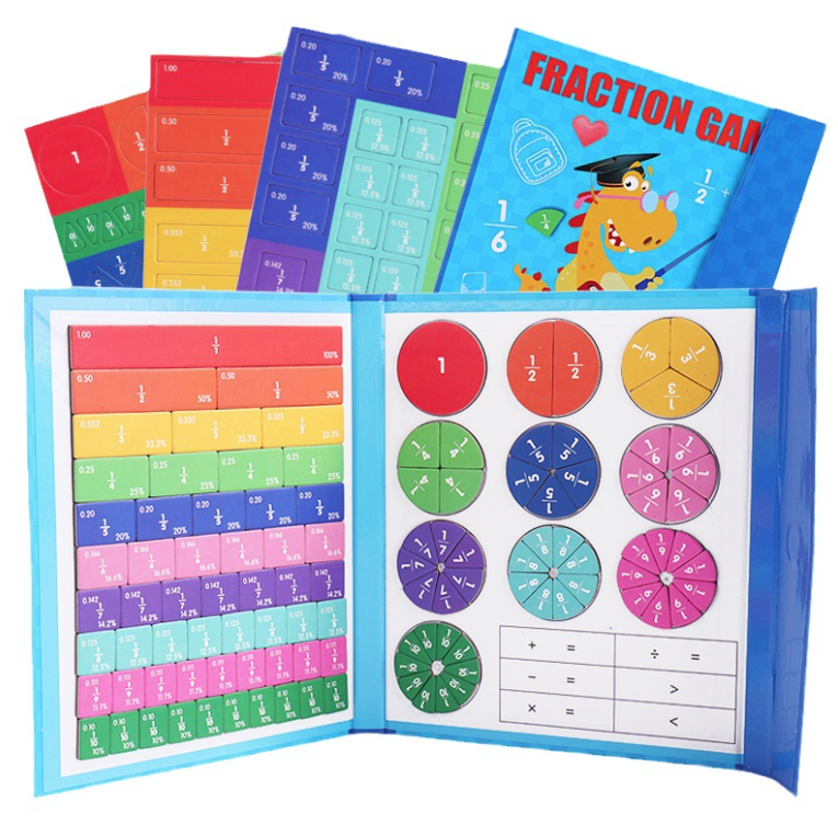 Libro Fracciones Matemáticas Montessori