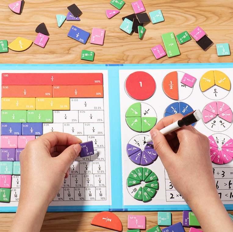 Libro Fracciones Matemáticas Montessori