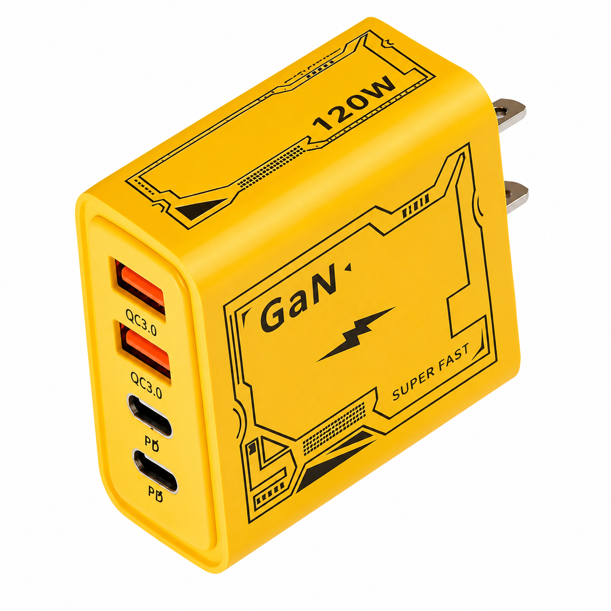 Cargador Gan 120w