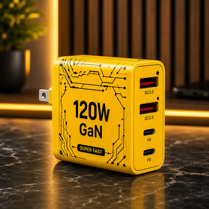 Cargador Gan 120w