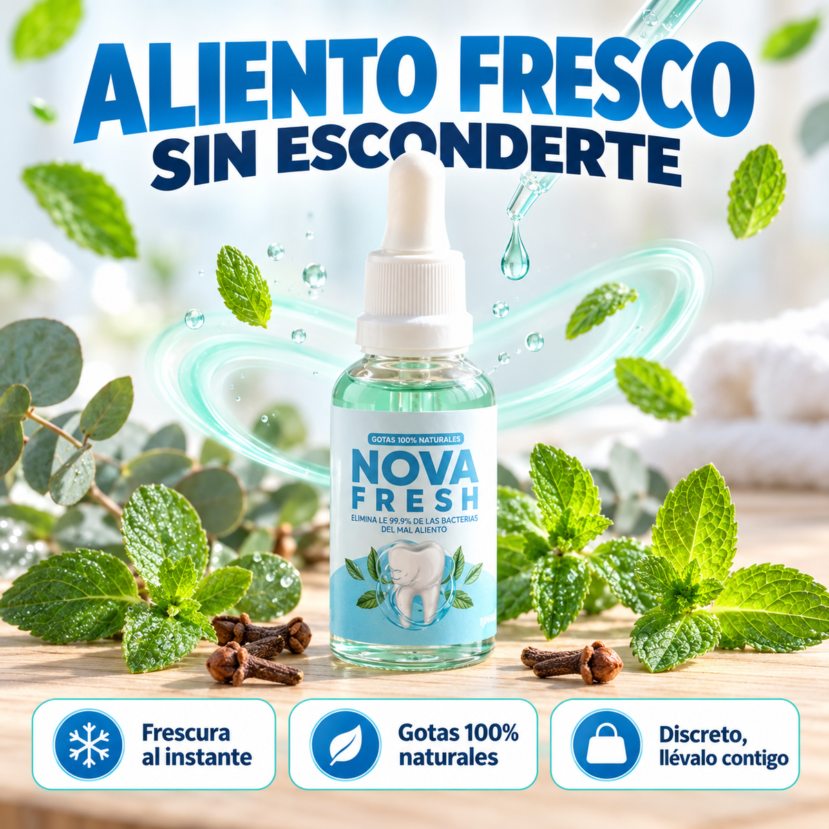 Nova Fresh Elimina Mal Aliento 30ml