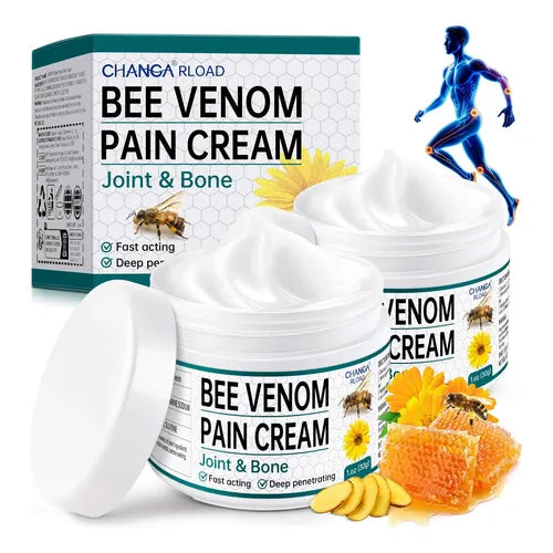 Bee Venom Crema de Abeja 🐝Lleva 2x1 SOLO POR HOY🐝-¡Alivio Efectivo para Dolores!