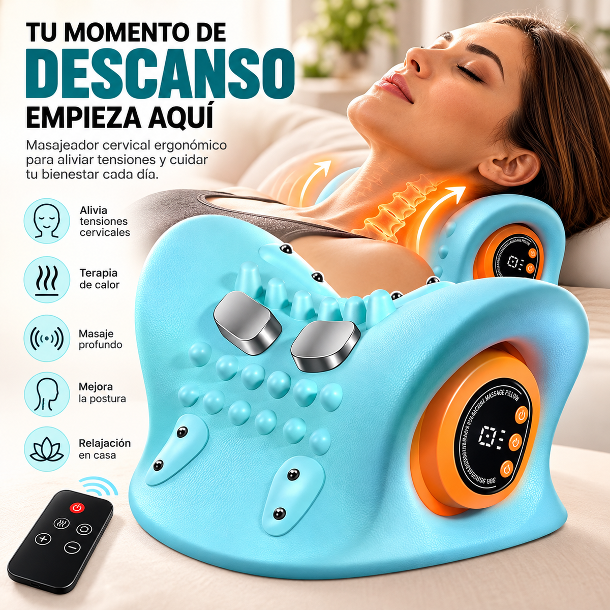 Masajeador Cervical Eléctrico THERMASLEEP™