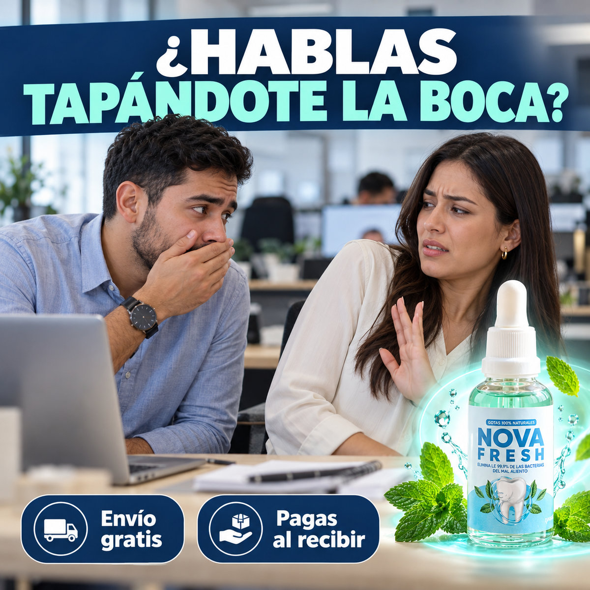 Nova Fresh Elimina Mal Aliento 30ml