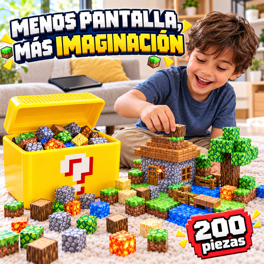 CuboMagic Minecraft Magnetico™ 🎁SOLO POR HOY DESCUENTO ADICIONAL DE 30.000 🎁