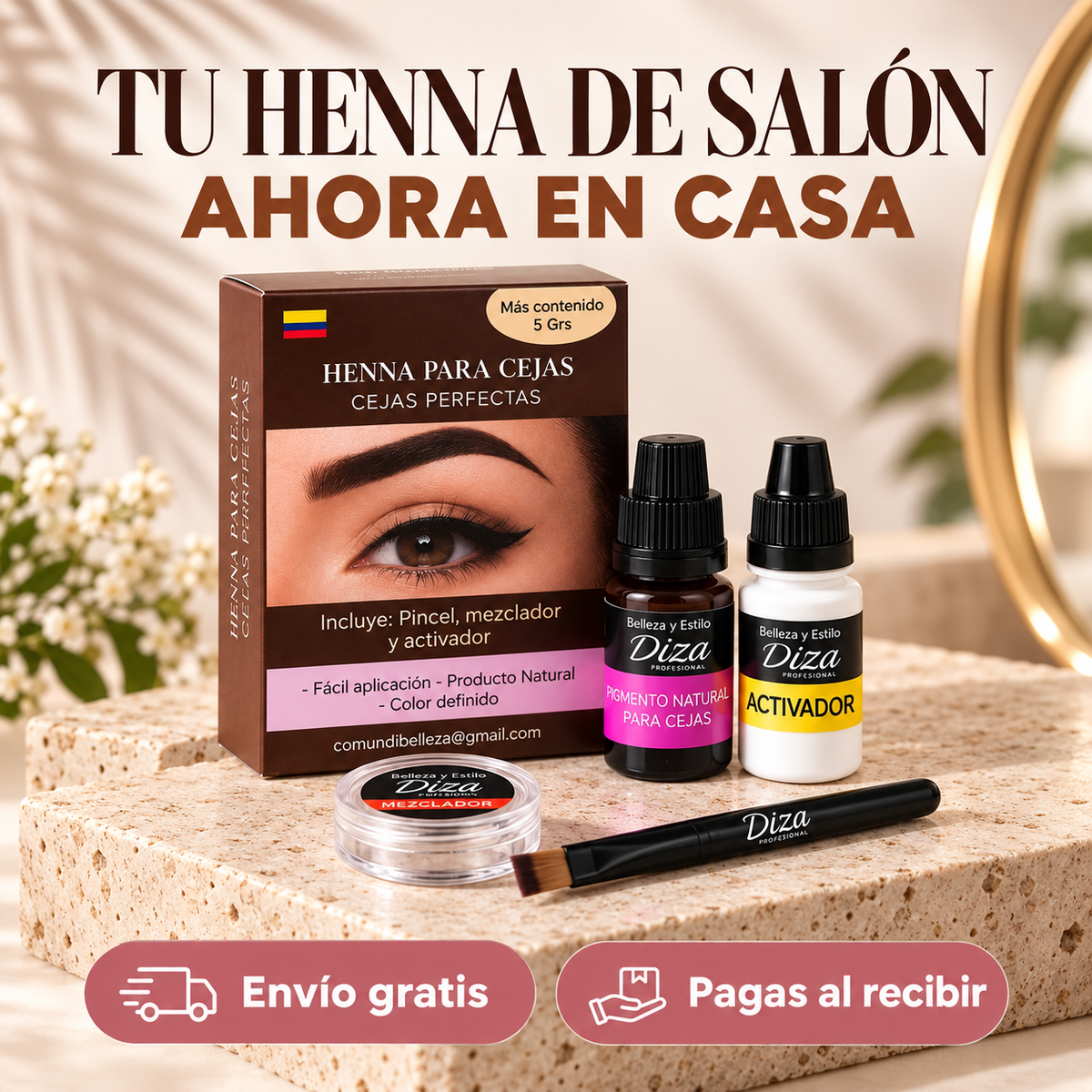 KIT Tintura Para Cejas PRO™ 🎁(SI COMPRAS HOY RECIBE BONO DE $20.000)🎁
