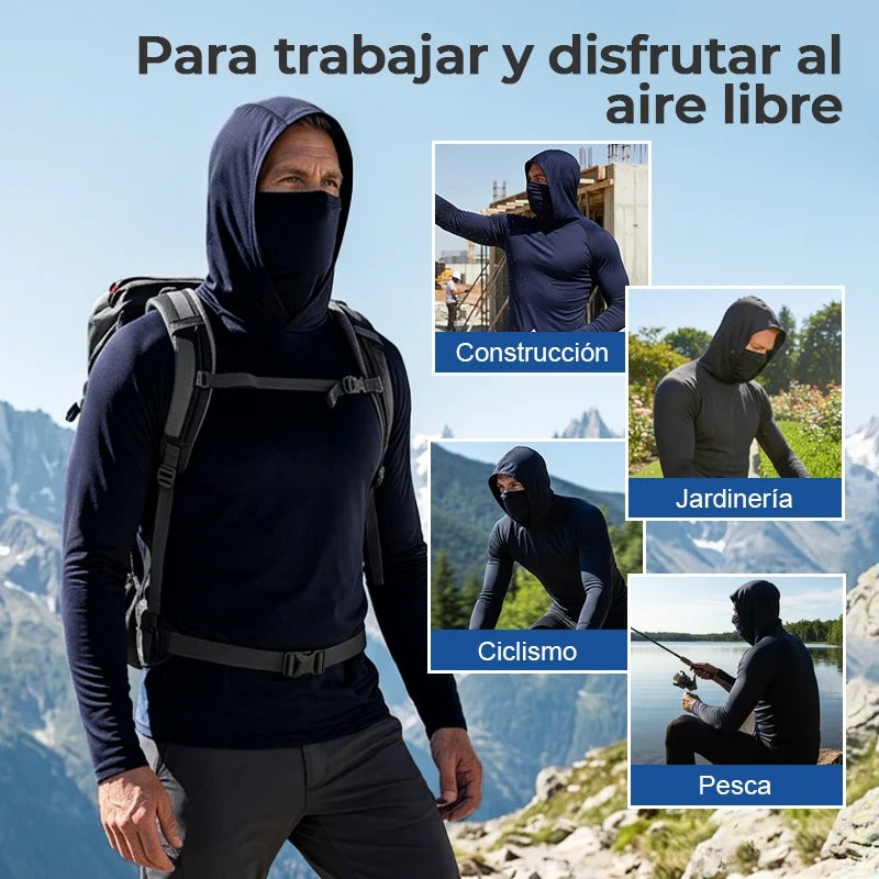 Camiseta Capucha UV