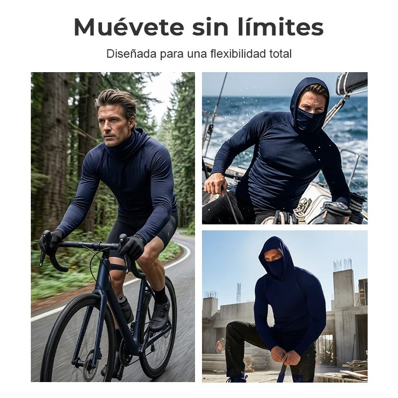 Camiseta Capucha UV