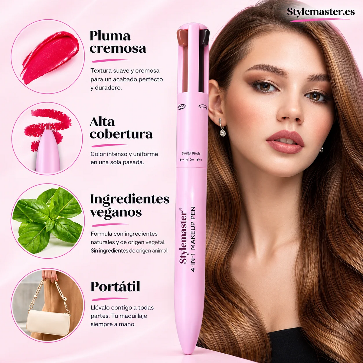 Stylemaster™ — Bolígrafo 4 en 1 Make up 🇨🇴